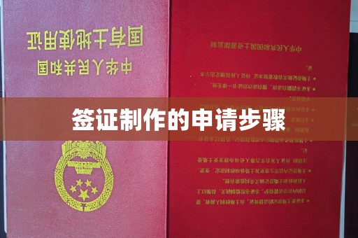 安康签证制作的申请步骤