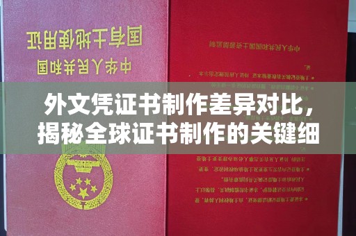 安康外文凭证书制作差异对比，揭秘全球证书制作的关键细节