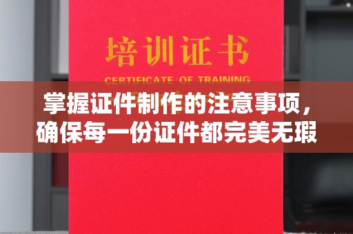 安康掌握证件制作的注意事项，确保每一份证件都完美无瑕