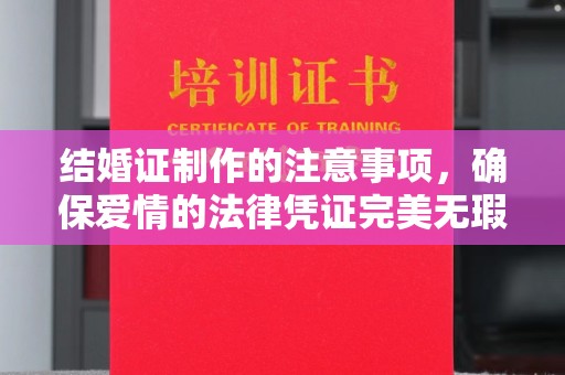 安康结婚证制作的注意事项，确保爱情的法律凭证完美无瑕