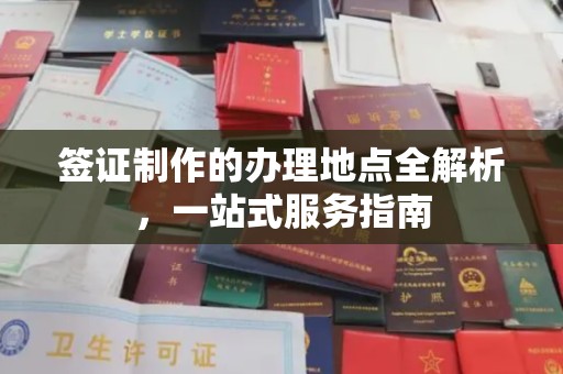 安康签证制作的办理地点全解析，一站式服务指南