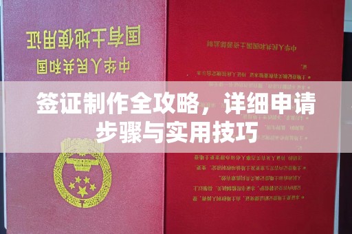 安康签证制作全攻略，详细申请步骤与实用技巧