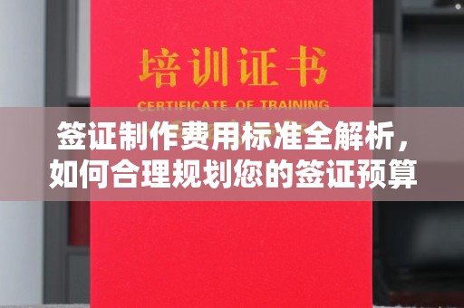安康签证制作费用标准全解析，如何合理规划您的签证预算？